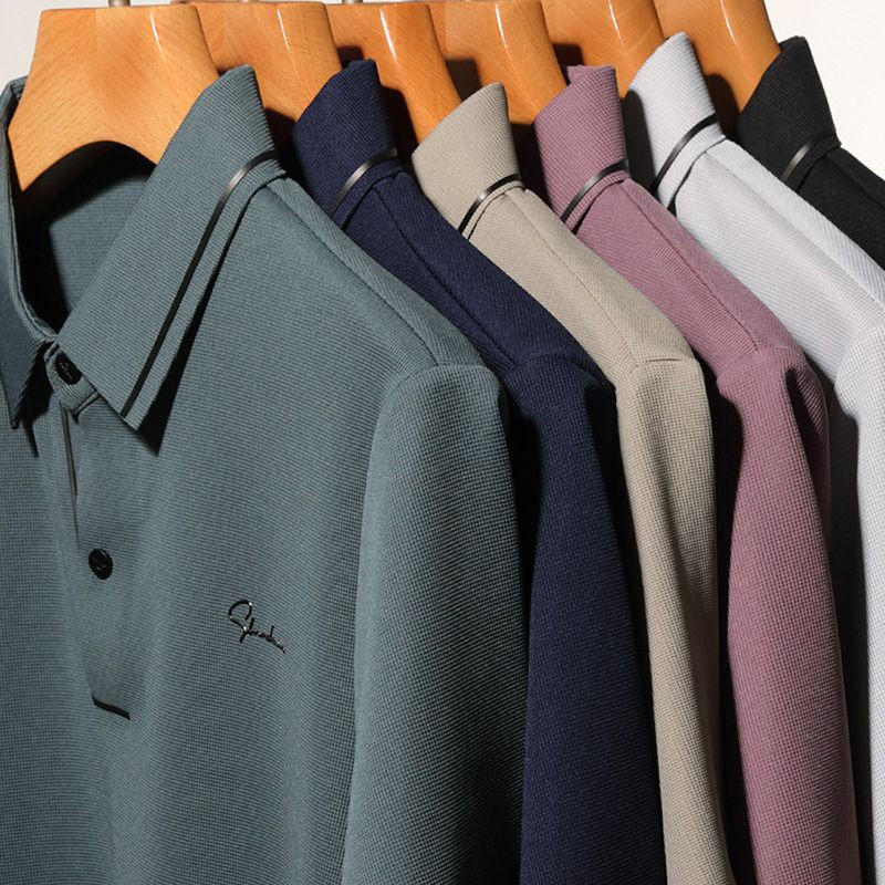 Lapel Polo shirt mens short sleeve t-shirt off